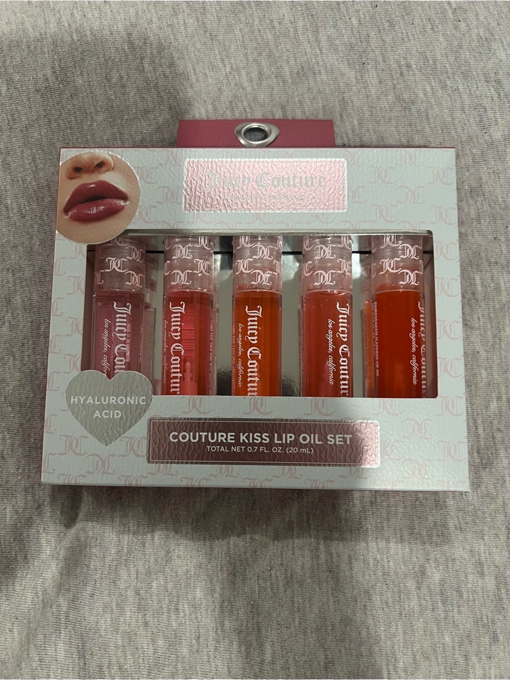 Juicy Couture Couture Kiss Lip Oil Set – Pink/Coral/Orange Shades